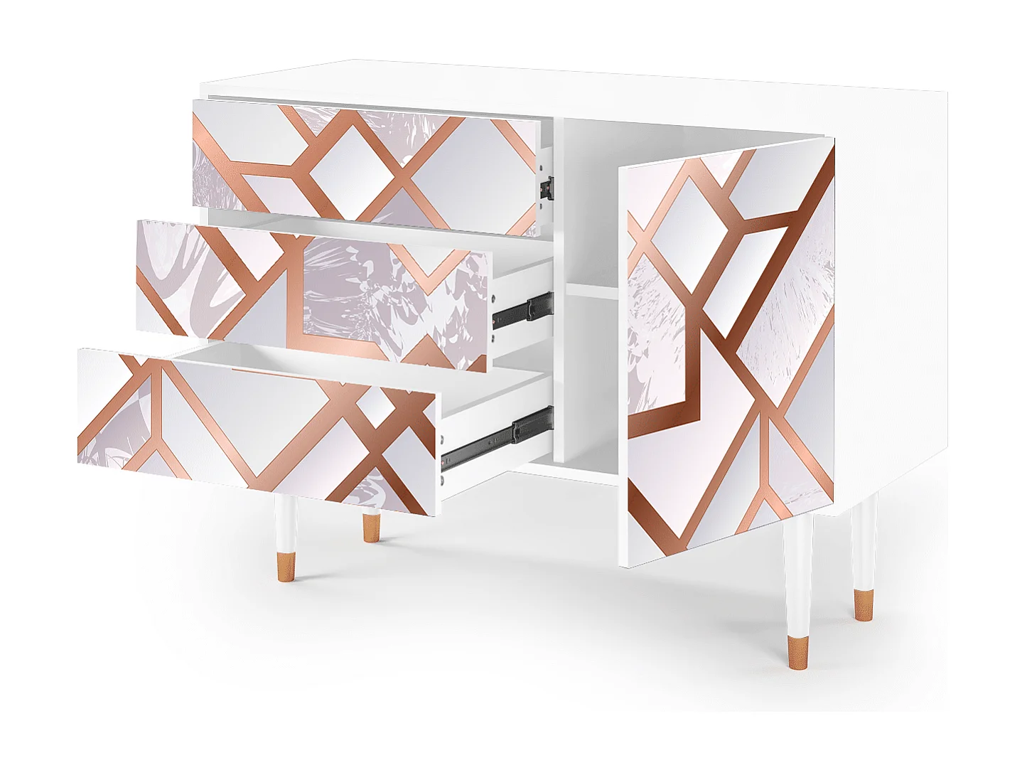 Credenza - 115х84х41 cm - S3 - Pastel Fairytale, Bianco