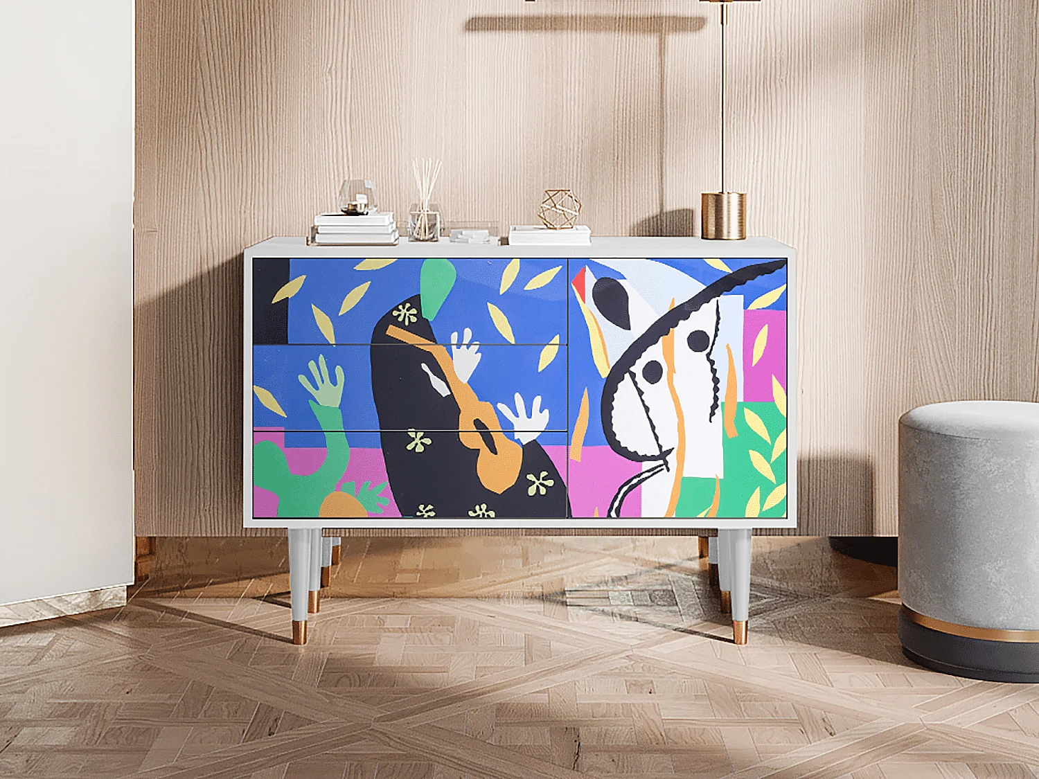 Buffet - 115х84х41 cm - S3 - La Tristesse du Roi, Blanc