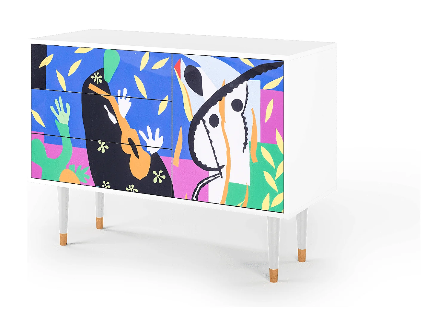 Buffet - 115х84х41 cm - S3 - La Tristesse du Roi, Blanc