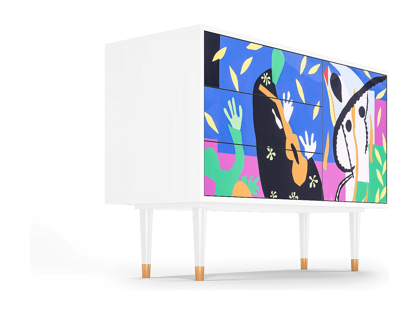 Buffet - 115х84х41 cm - S3 - La Tristesse du Roi, Blanc