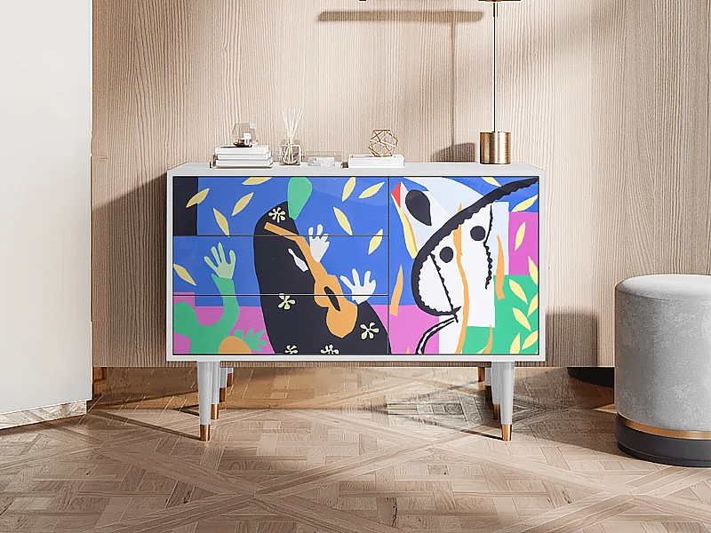 Credenza - 115х84х41 cm - S3 - La Tristesse du Roi, Bianco