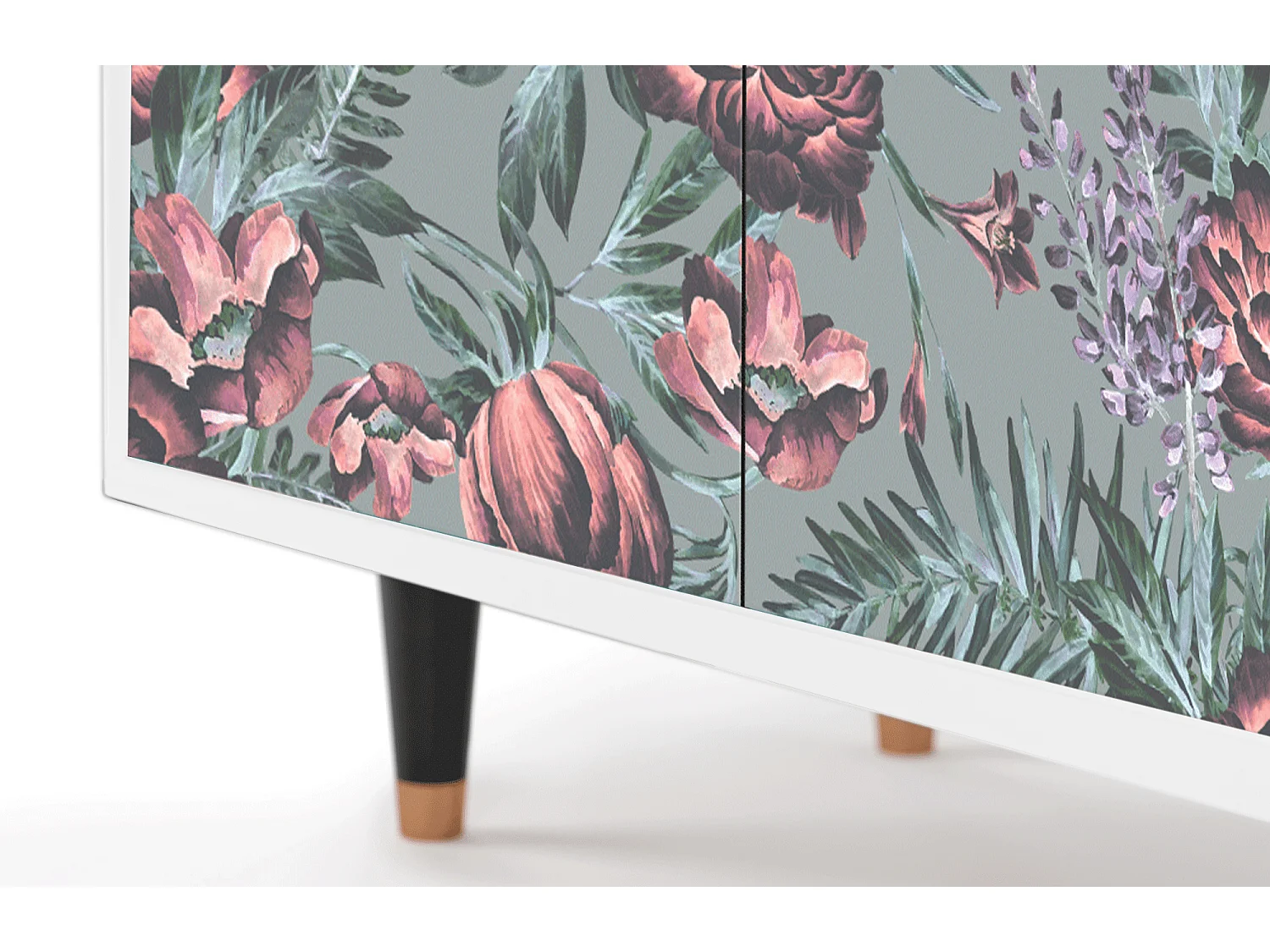 Aparador - 94x96x48 cm - BS3 - Light Peonies, Branco