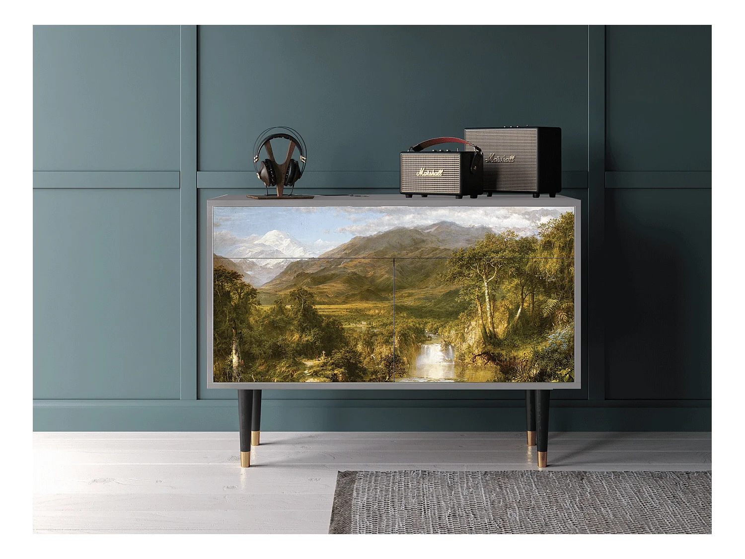 Buffet - 115x85x48 cm - BS4 - The Heart of the Andes , Gris