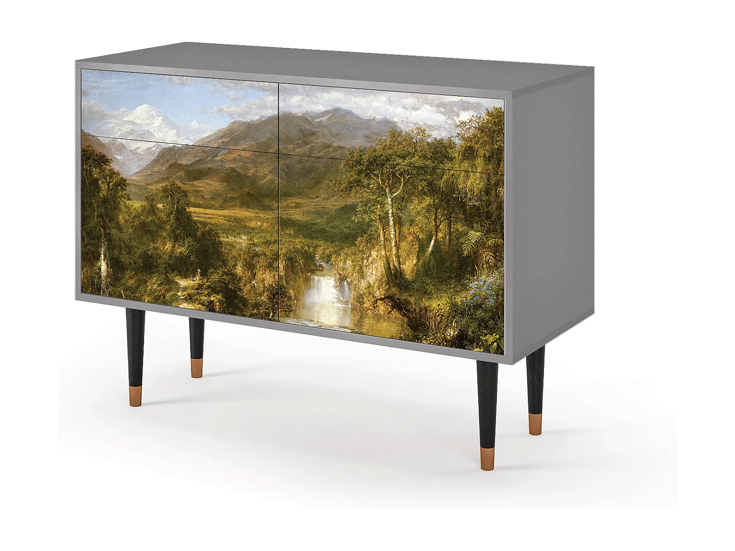 Buffet - 115x85x48 cm - BS4 - The Heart of the Andes , Gris