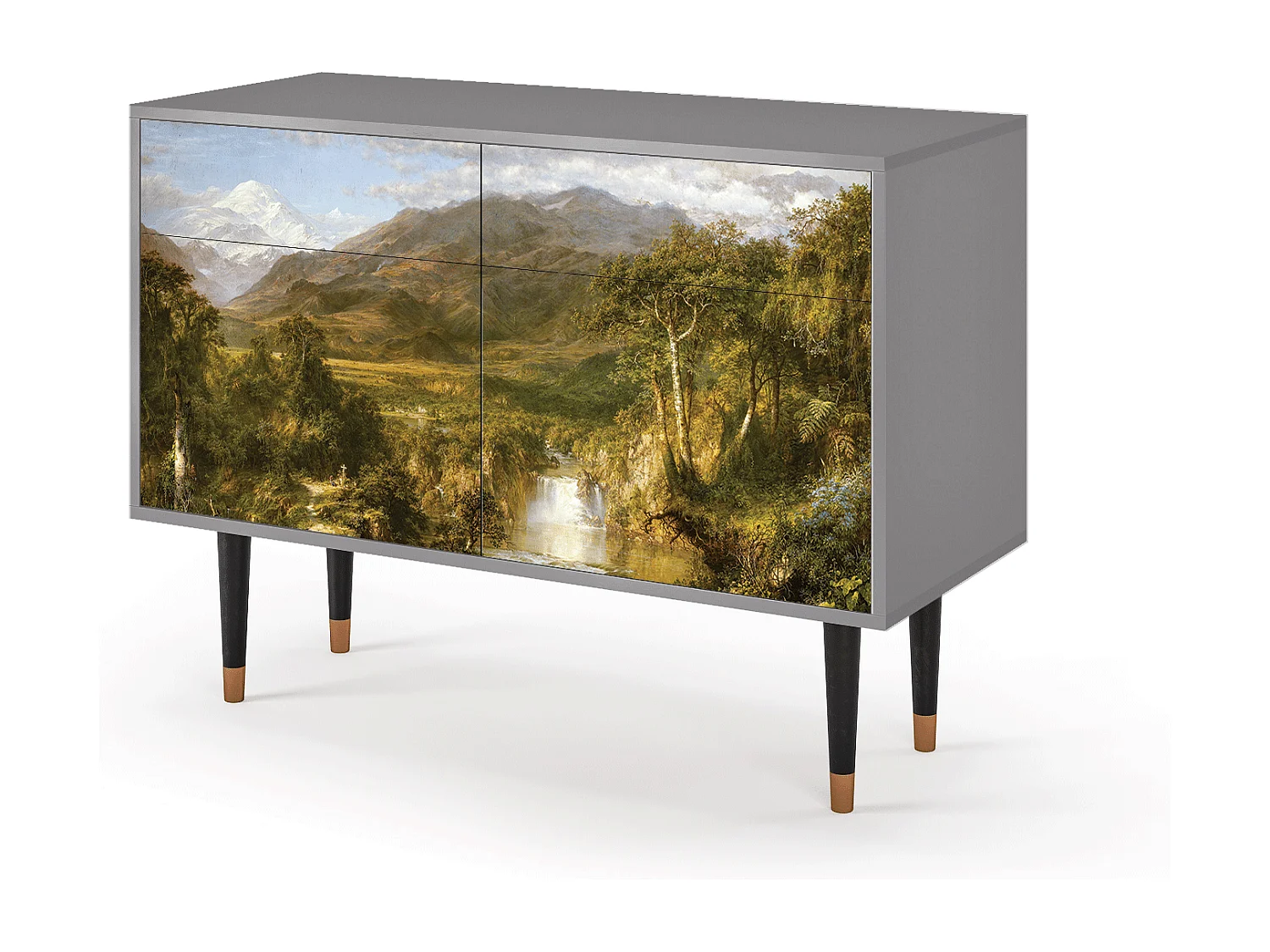 Buffet - 115x85x48 cm - BS4 - The Heart of the Andes , Gris