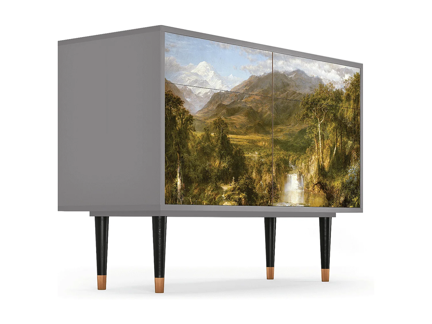 Buffet - 115x85x48 cm - BS4 - The Heart of the Andes , Gris