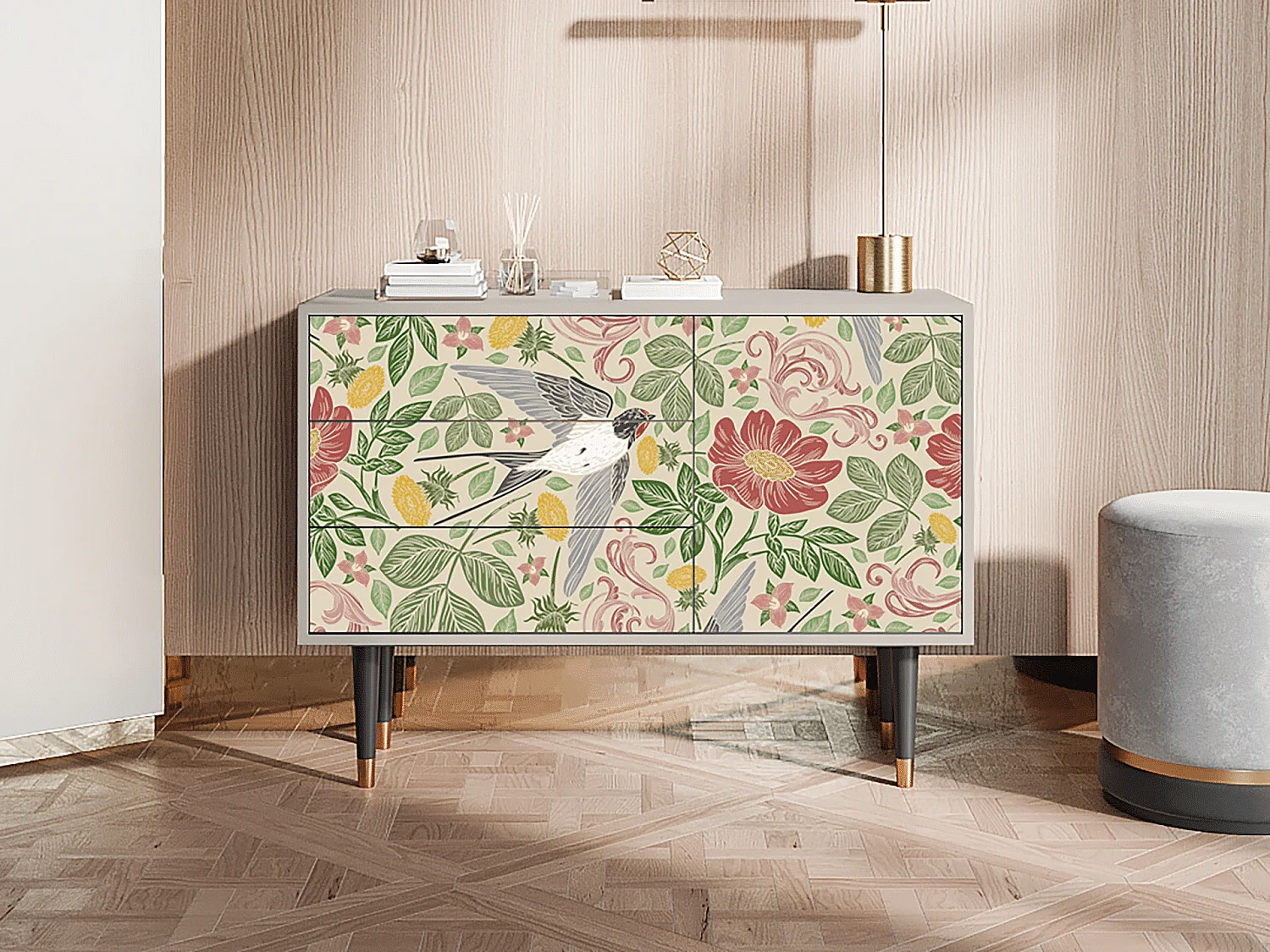 Credenza - 115х84х41 cm - S3 - Spring Swallow, Sabbia