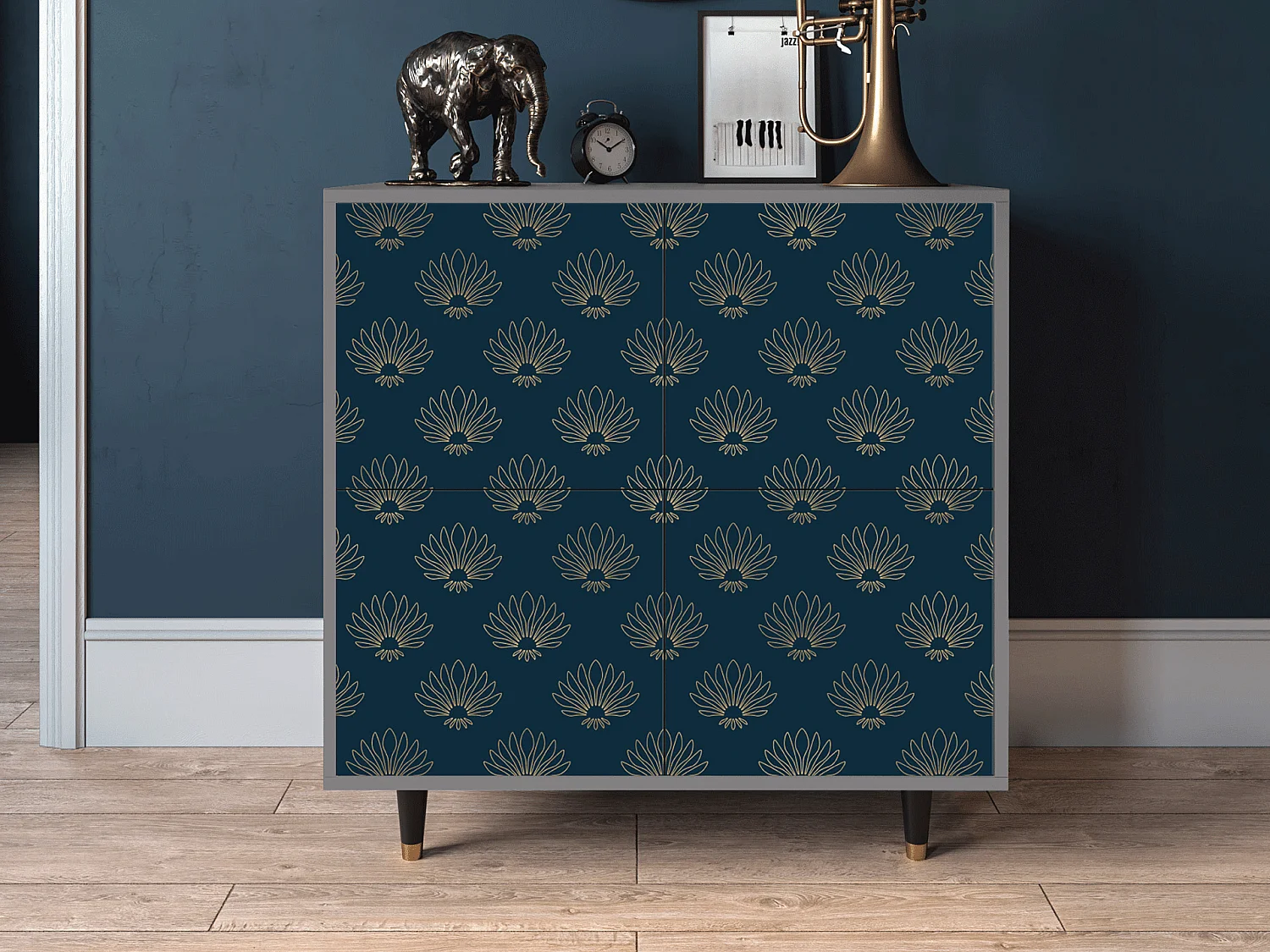 Buffet - 94x96x48 cm - BS3 - Blue Lotus, Gris