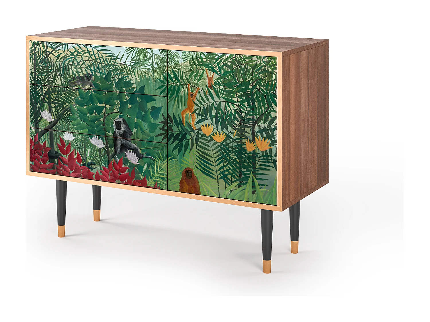 Credenza - 115х84х41 cm - S3 - Jungles in Paris, Noce