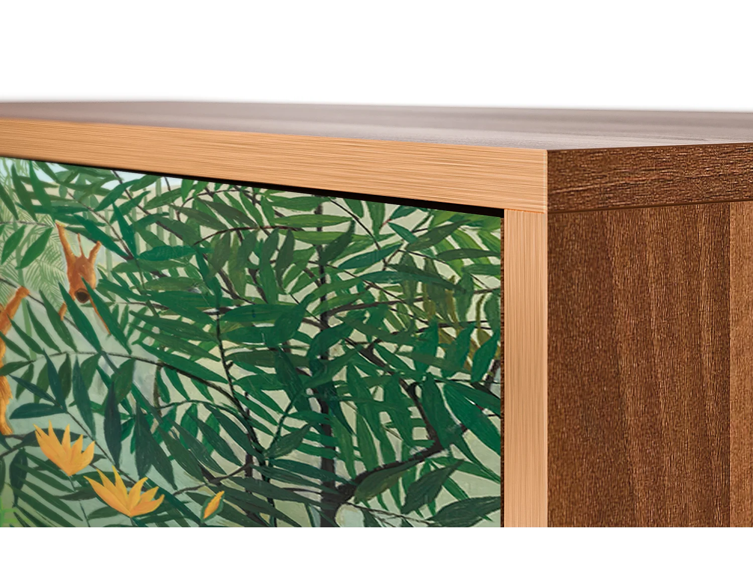 Kredens - 115х84х41 cm - S3 - Jungles in Paris, Orzech