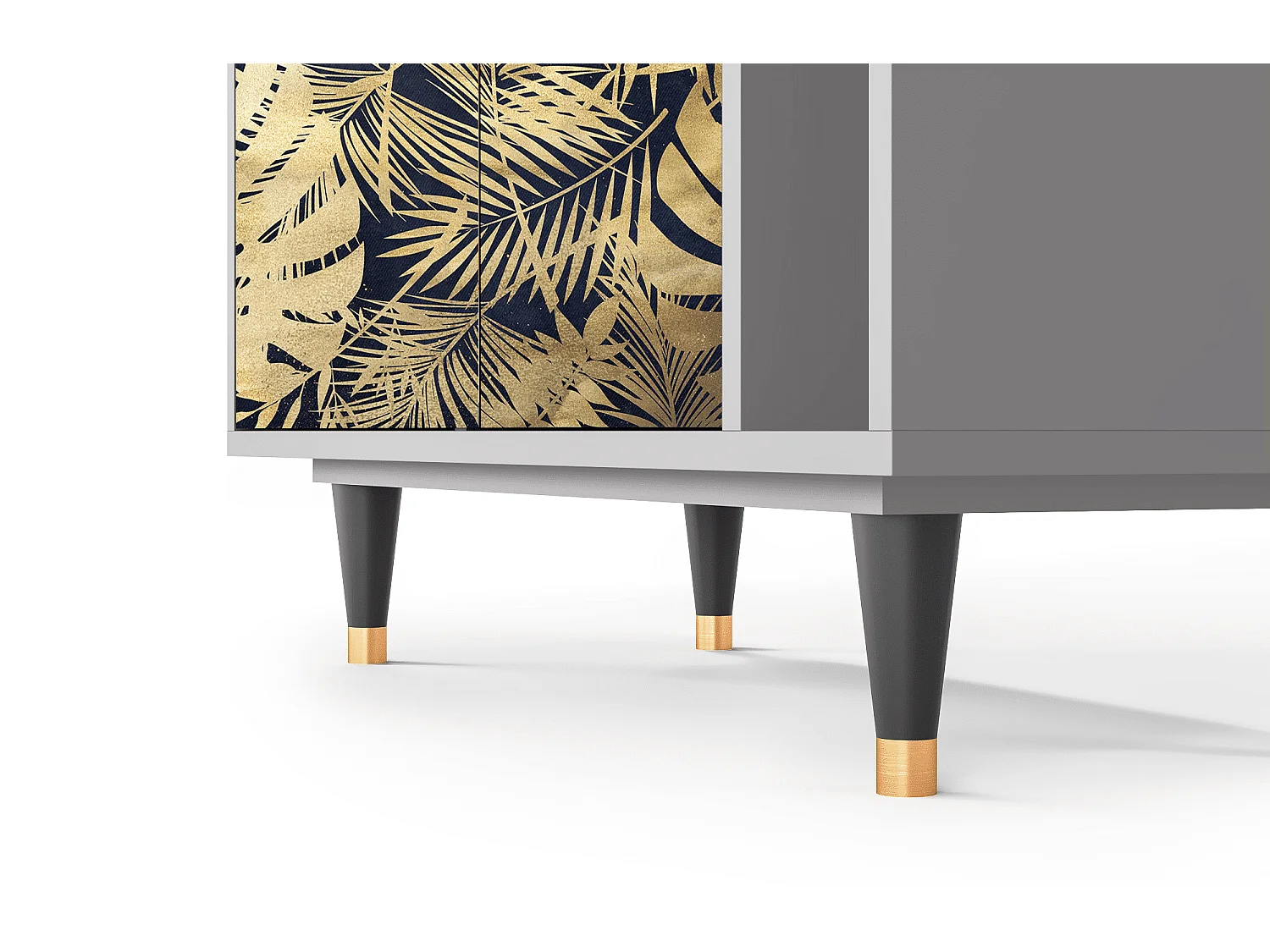 Kredens - 96х110х41 cm - BS6 - Jungle Vibes, Szary