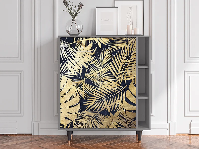 Dressoir - 96х110х41 cm - BS6 - Jungle Vibes, Grijs