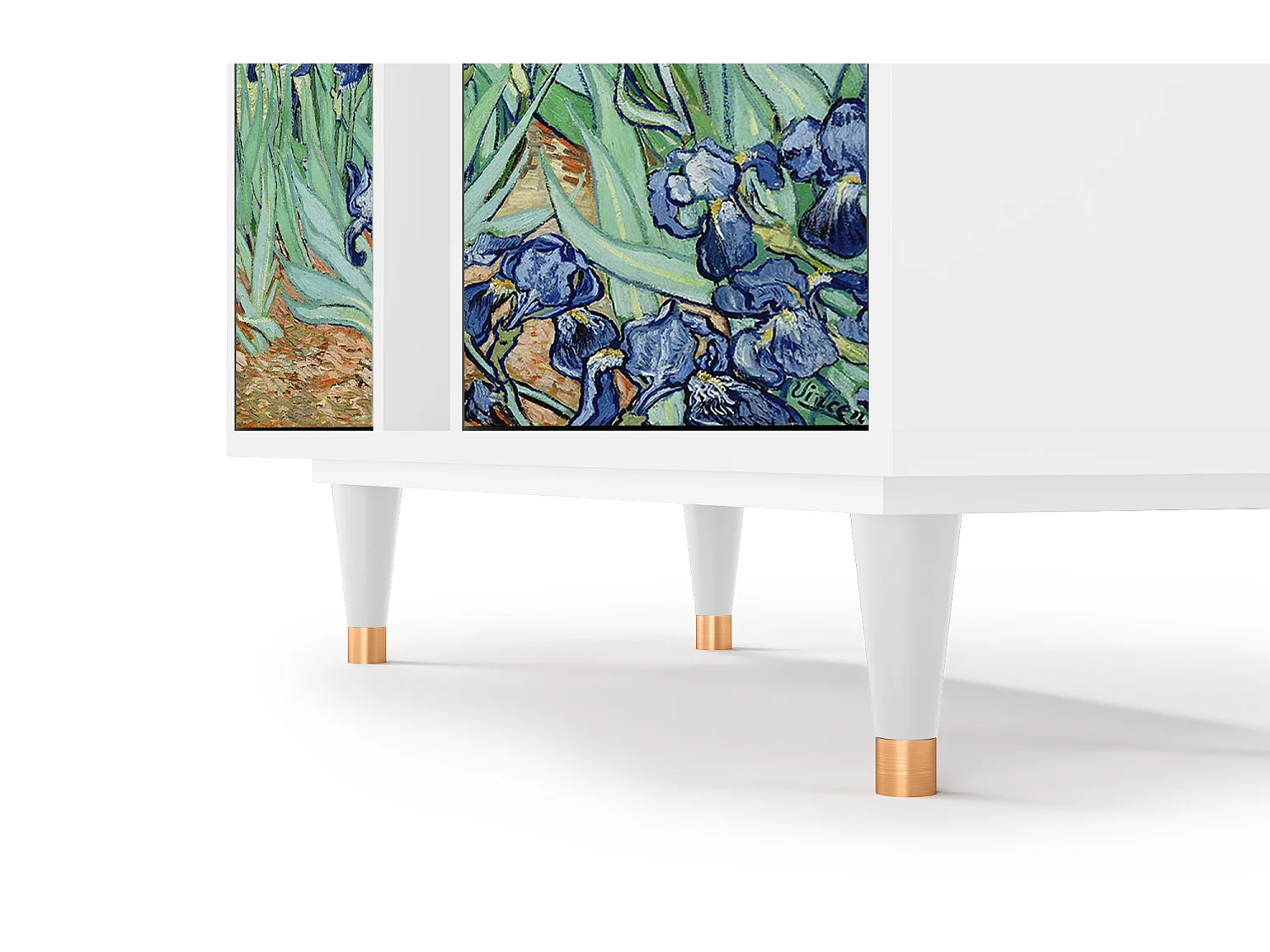 Buffet - 94х96х41 cm - BS5 - Irises , Blanc