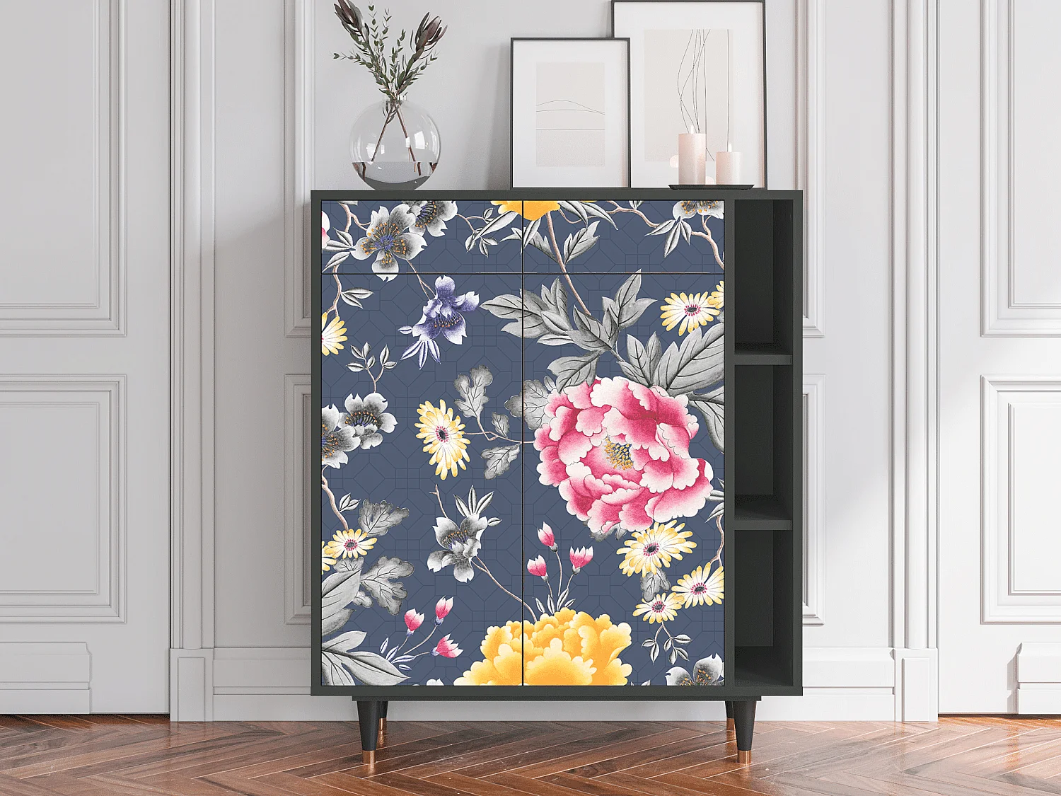 Buffet - 96х110х41 cm - BS6 - Dark Flower Bed, Anthracite