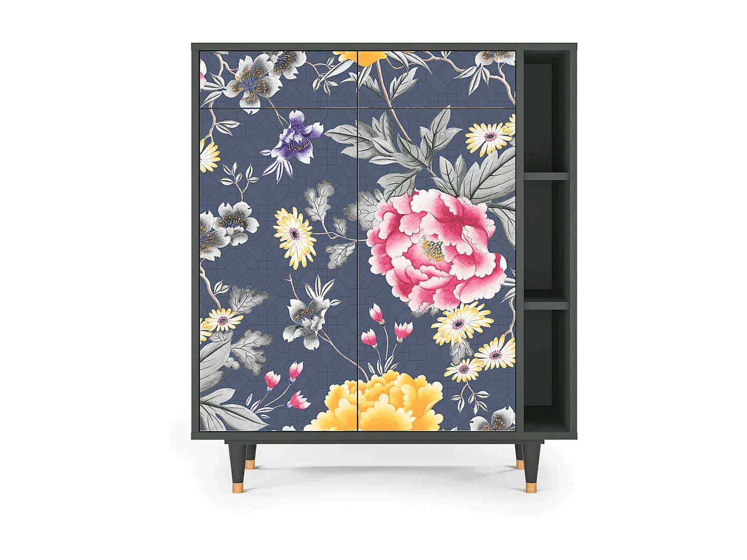 Buffet - 96х110х41 cm - BS6 - Dark Flower Bed, Anthracite