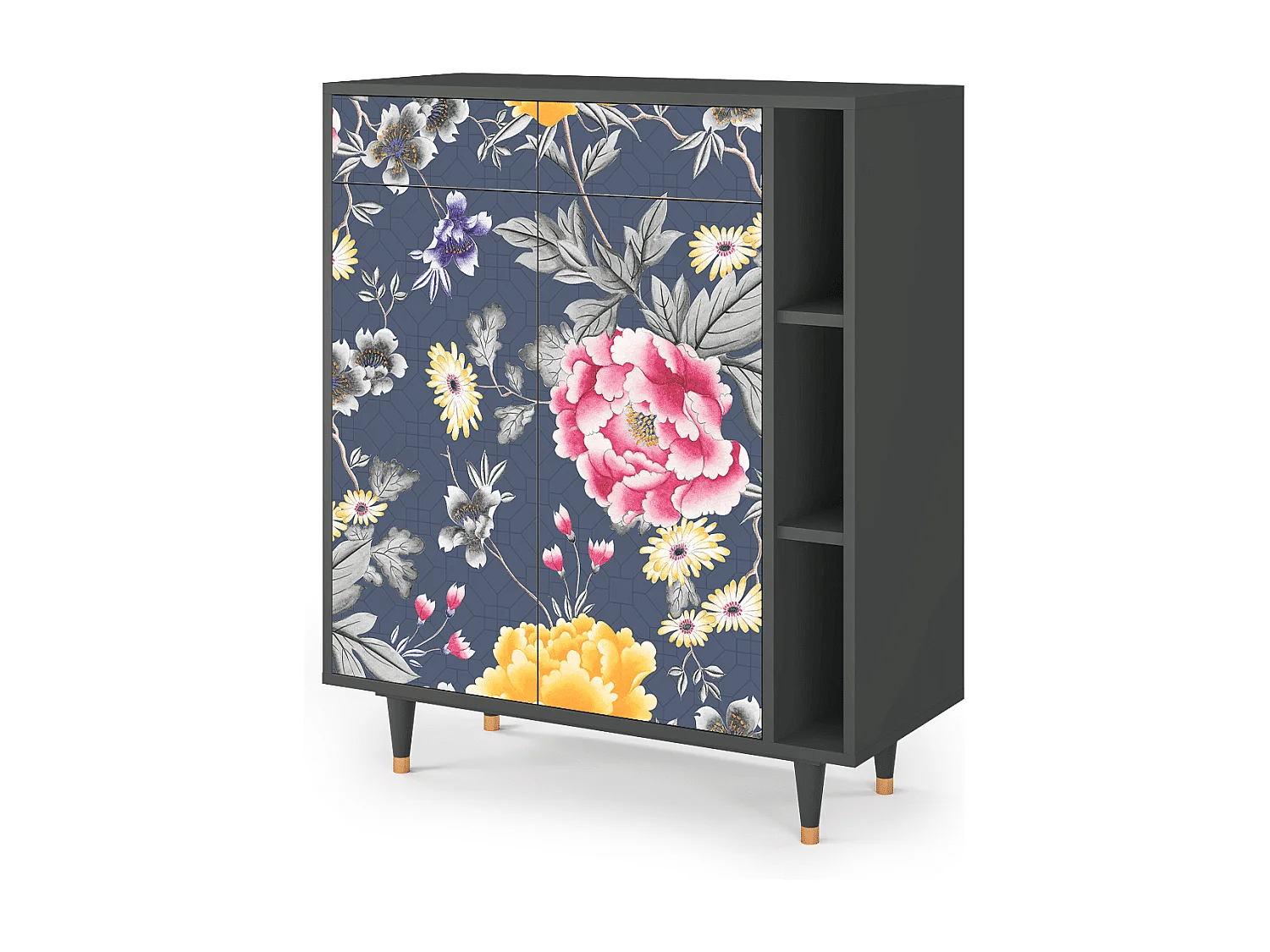 Buffet - 96х110х41 cm - BS6 - Dark Flower Bed, Anthracite