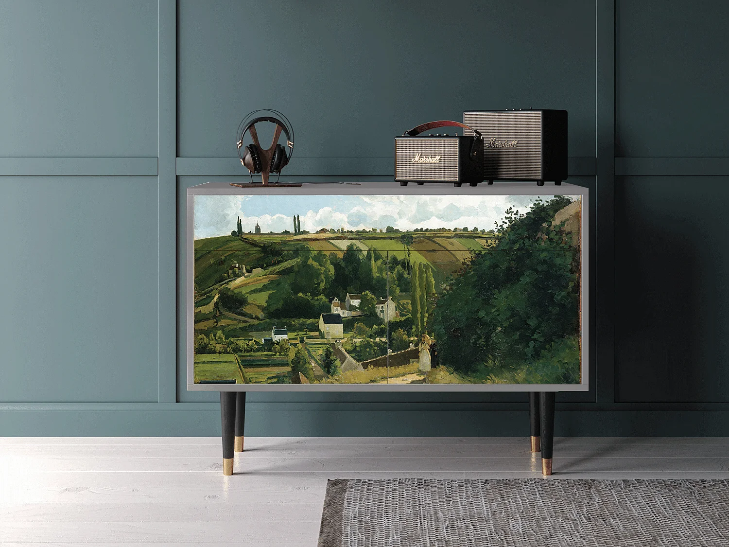 Buffet - 115x85x48 cm - BS4 - Jalais Hill by Pissarro, Gris