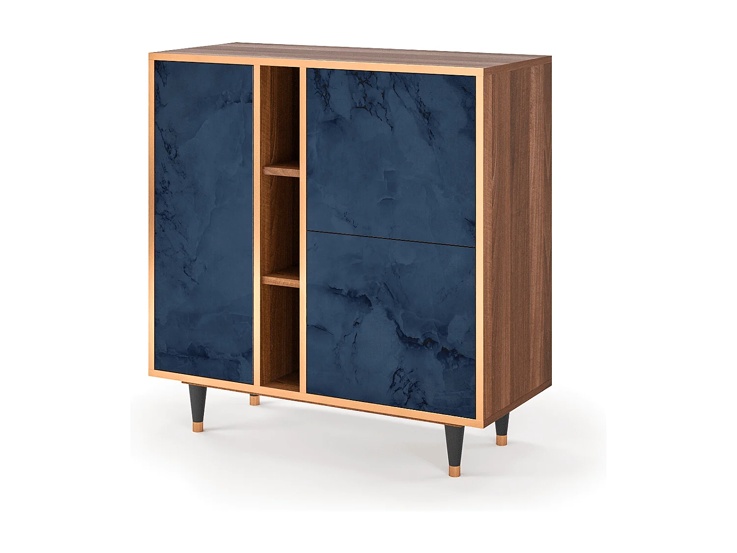 Credenza - 94х96х41 cm - BS5 - Endless Galaxi, Noce
