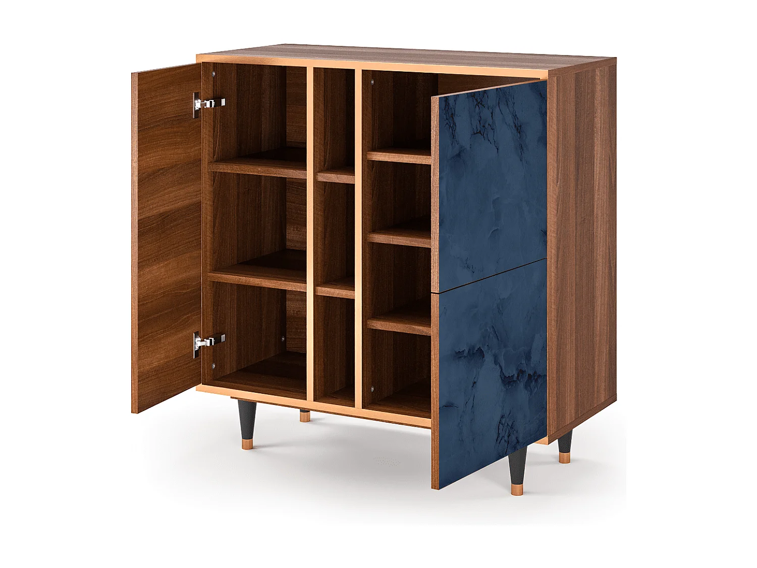 Credenza - 94х96х41 cm - BS5 - Endless Galaxi, Noce