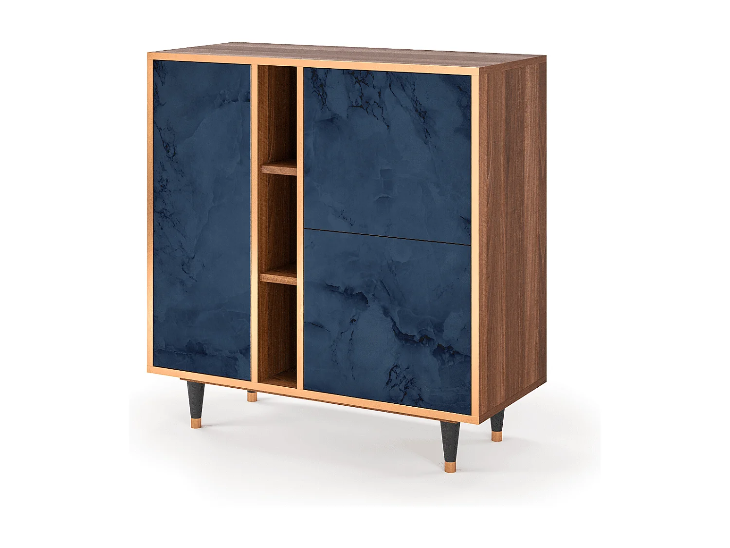 Credenza - 94х96х41 cm - BS5 - Endless Galaxi, Noce