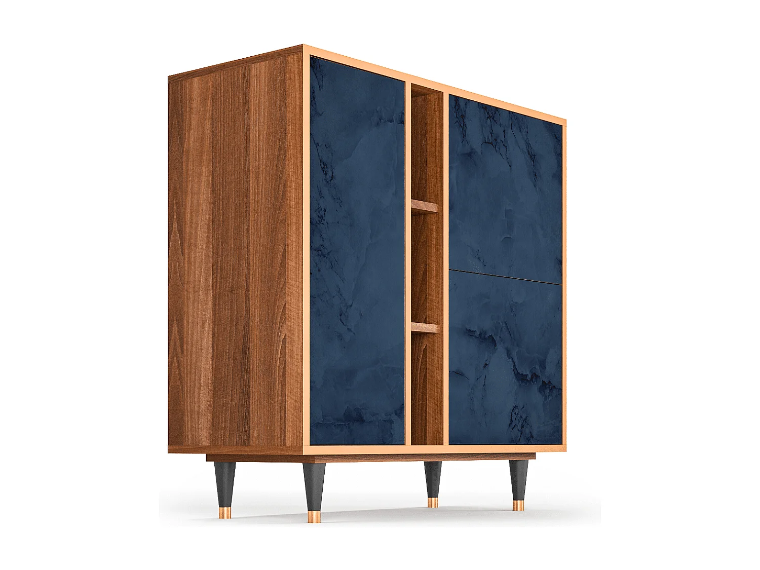 Credenza - 94х96х41 cm - BS5 - Endless Galaxi, Noce