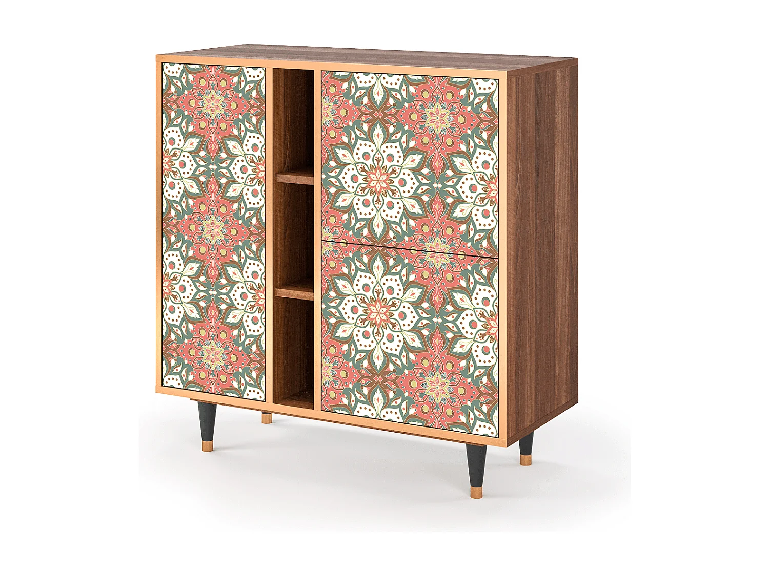 Kredens - 94х96х41 cm - BS5 - Peach Grove, Orzech