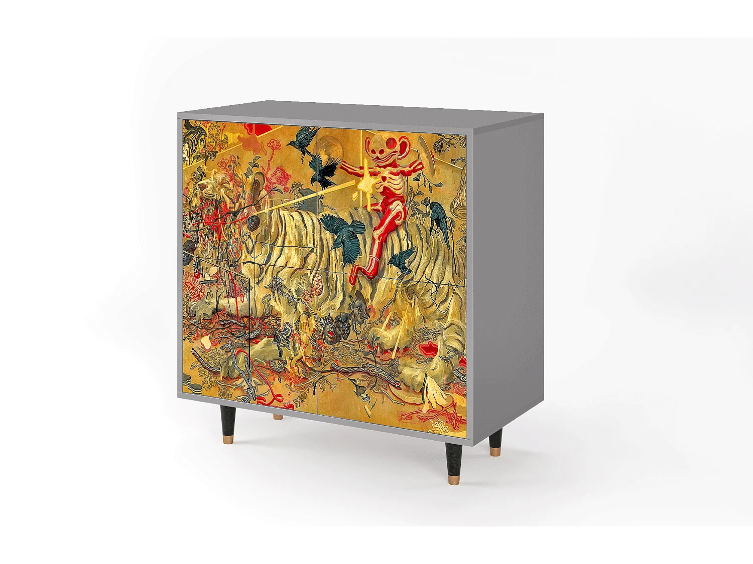 Credenza - 94x96x48 cm - BS3 - Blood by James Jean, Grigio