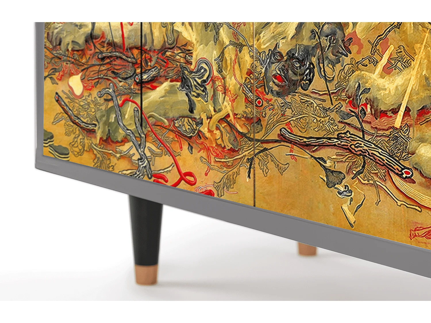 Credenza - 94x96x48 cm - BS3 - Blood by James Jean, Grigio