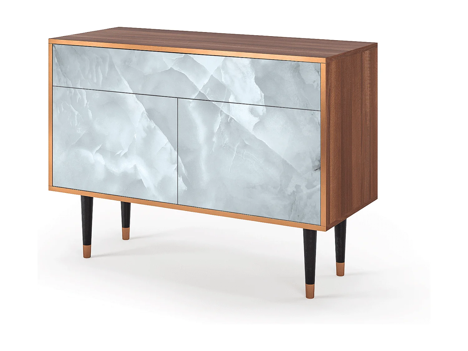 Dressoir - 115x85x48 cm - BS4 - The Onyx, Walnoot