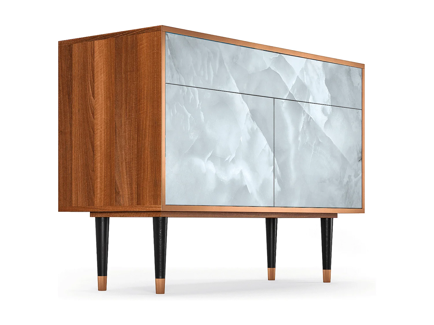 Dressoir - 115x85x48 cm - BS4 - The Onyx, Walnoot
