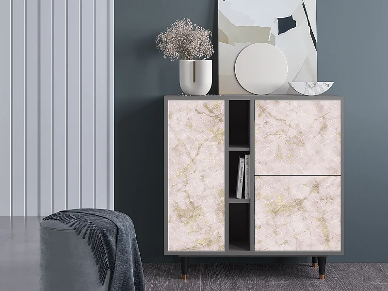 Buffet - 94х96х41 cm - BS5 - Dirty Roses, Gris