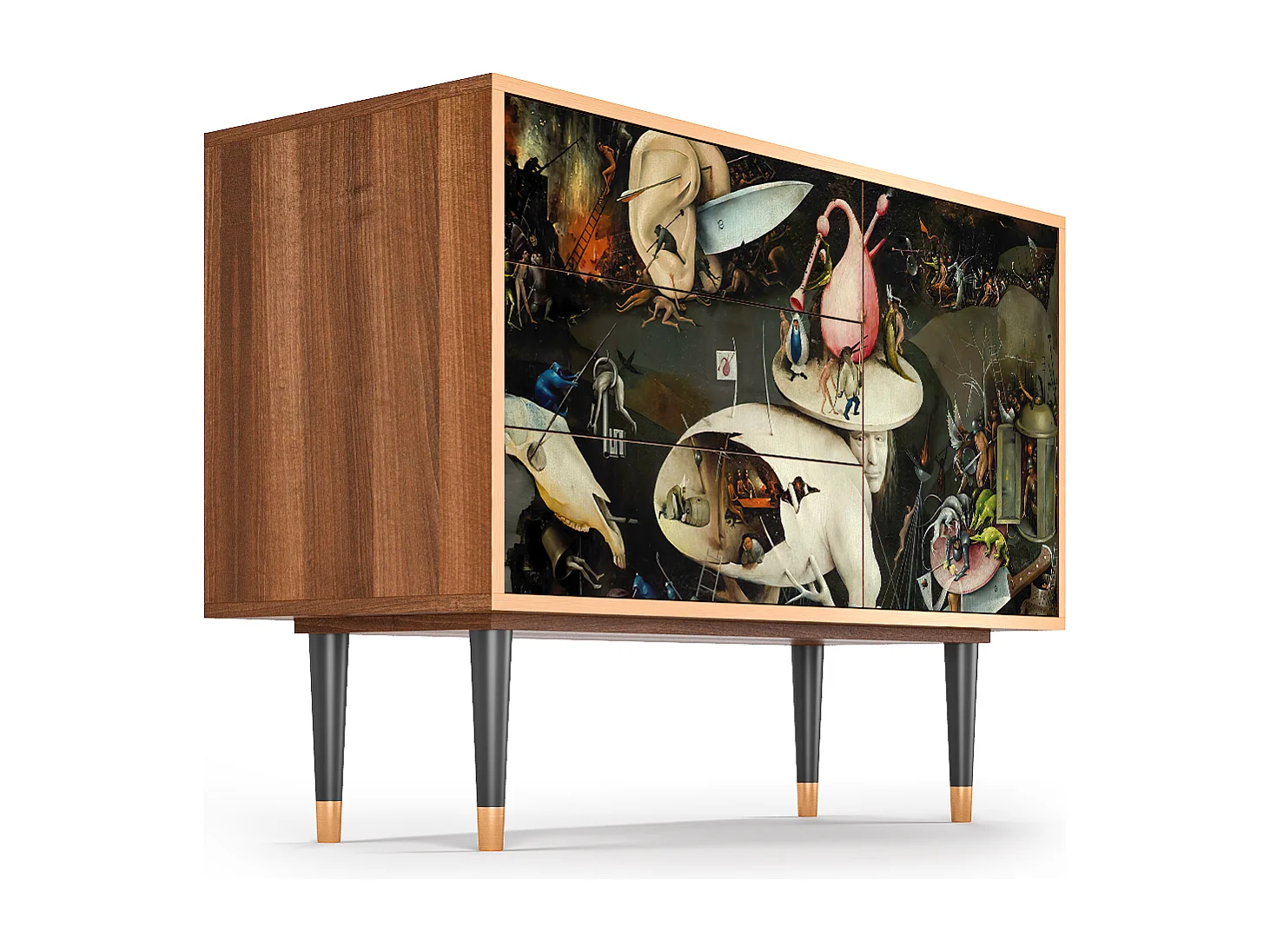 Dressoir - 115х84х41 cm - S3 - The Garden 2, Walnoot