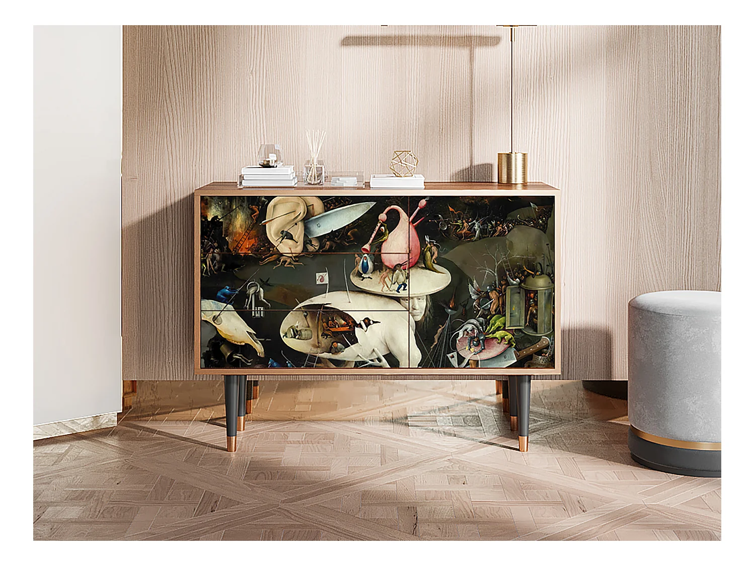 Buffet - 115х84х41 cm - S3 - The Garden 2, Noyer