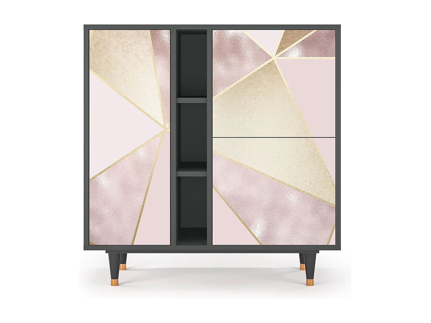 Kredens - 94х96х41 cm - BS5 - Cosmopolitan Diva, Antracyt