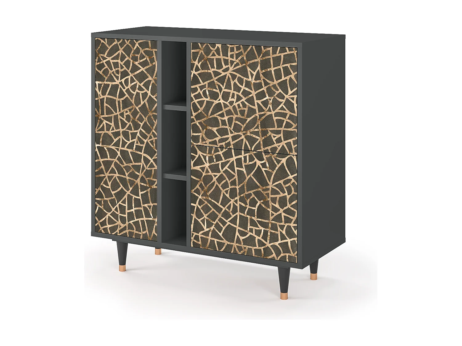 Buffet - 94х96х41 cm - BS5 - Enlarged Leaf, Anthracite