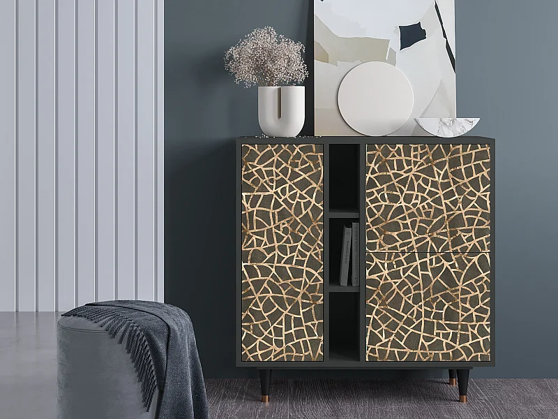 Sideboard - 94х96х41 cm - BS5 - Enlarged Leaf, Anthrazit