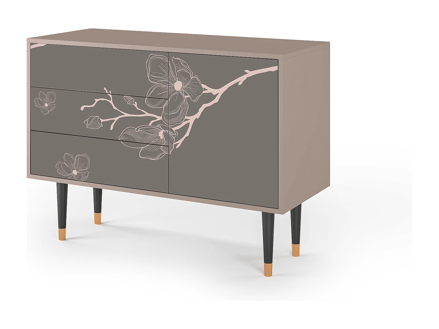 Buffet - 115х84х41 cm - S3 - Cherry Blossom, Latte