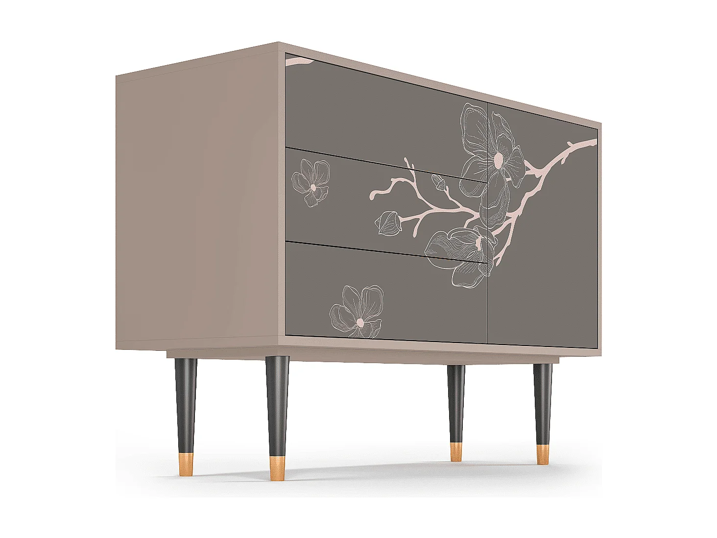 Buffet - 115х84х41 cm - S3 - Cherry Blossom, Latte