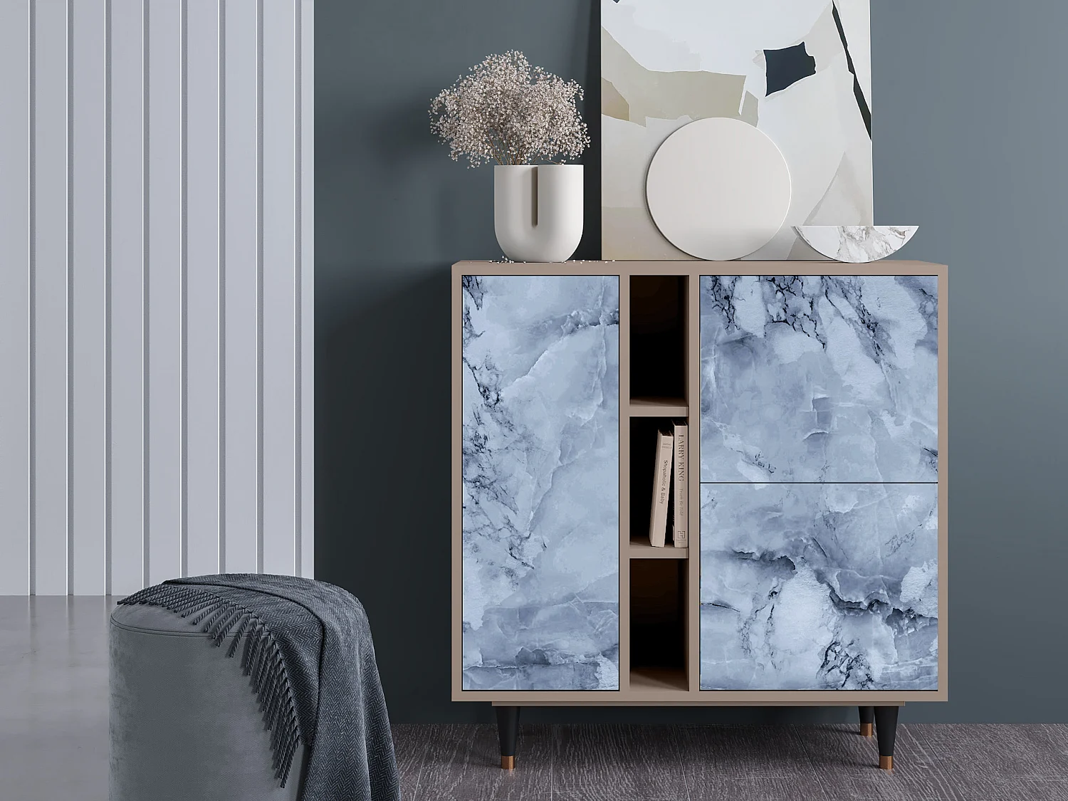 Buffet - 94х96х41 cm - BS5 - Feather Ice, Latte