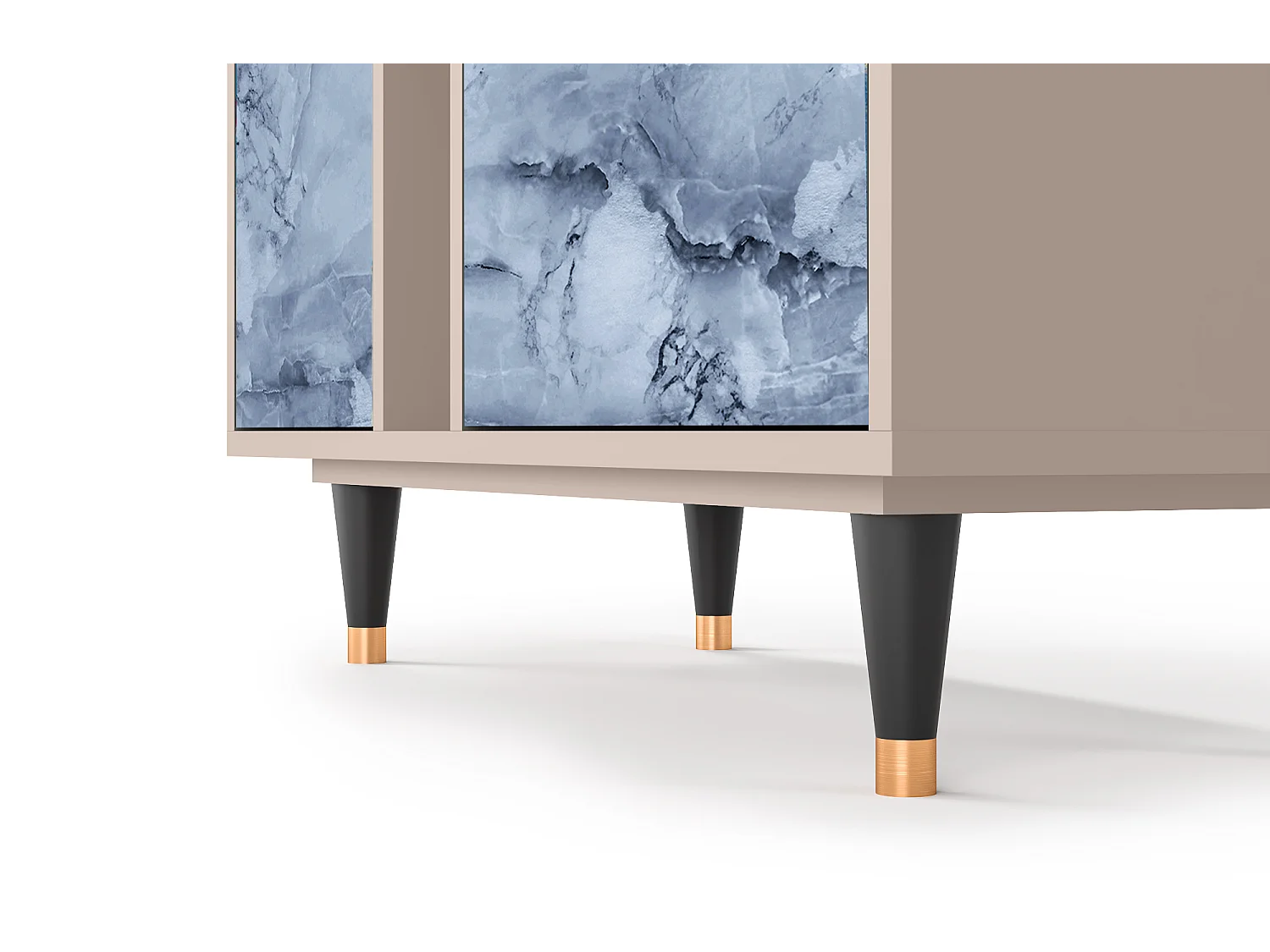 Kredens - 94х96х41 cm - BS5 - Feather Ice, Latte