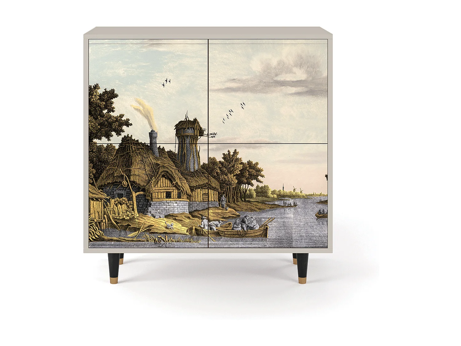 Buffet - 94x96x48 cm - BS3 - Mill along a River, Sable