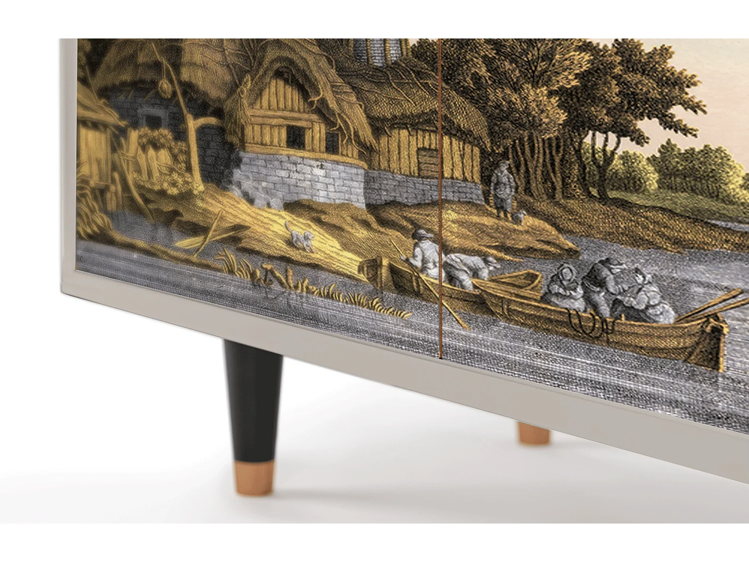 Buffet - 94x96x48 cm - BS3 - Mill along a River, Sable