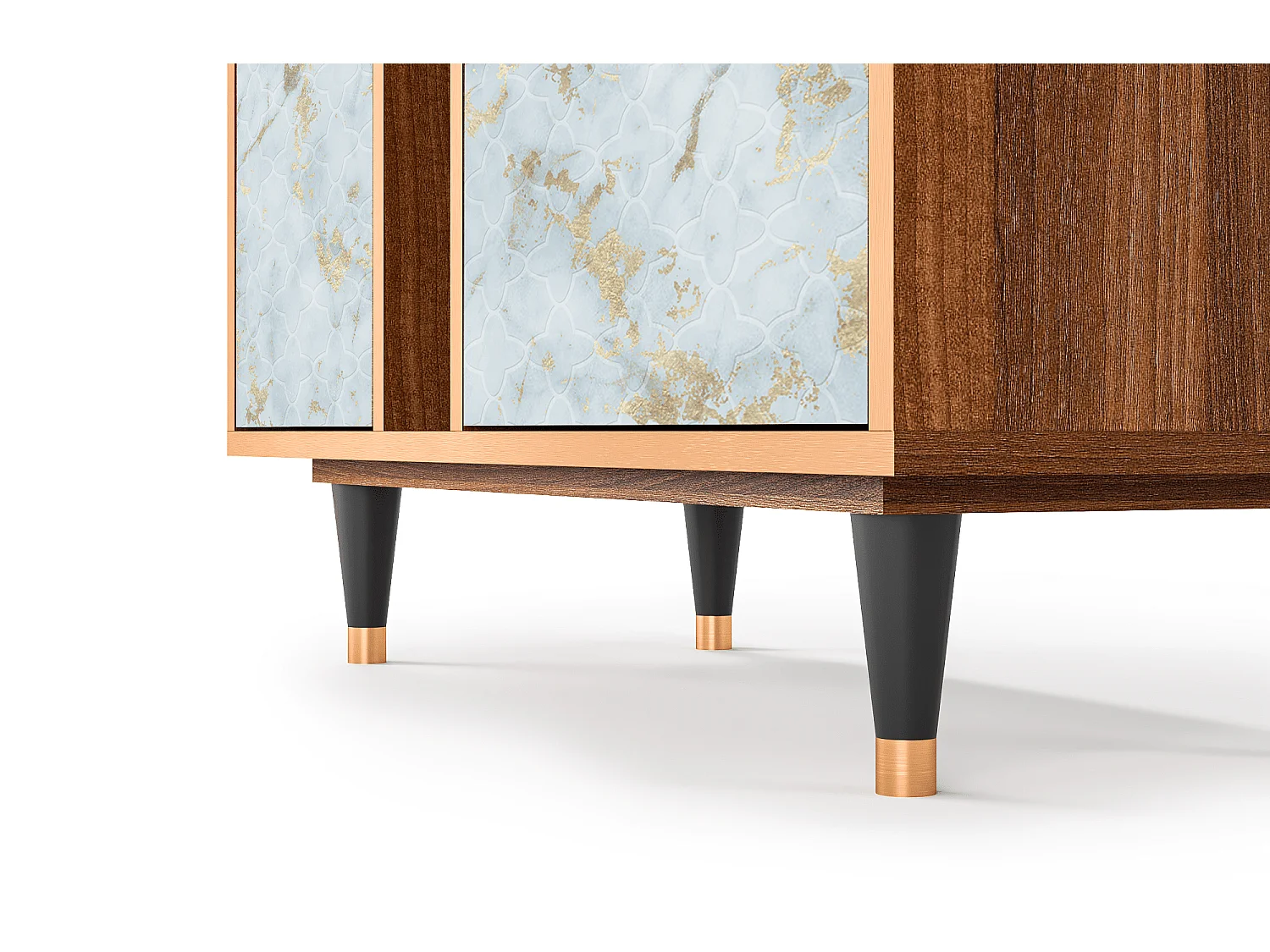 Buffet - 94х96х41 cm - BS5 - Golden Waves, Noyer