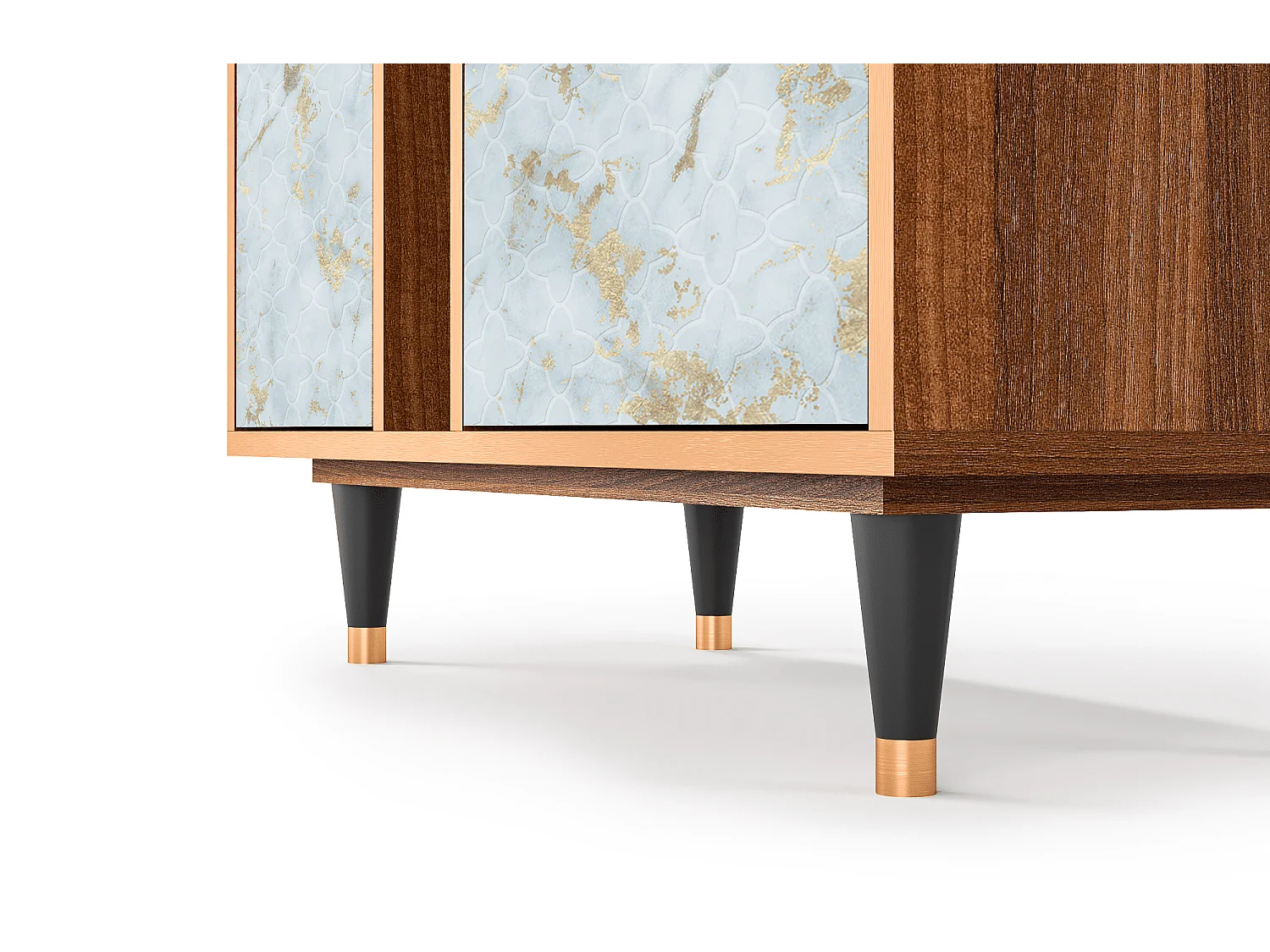 Buffet - 94х96х41 cm - BS5 - Golden Waves, Noyer