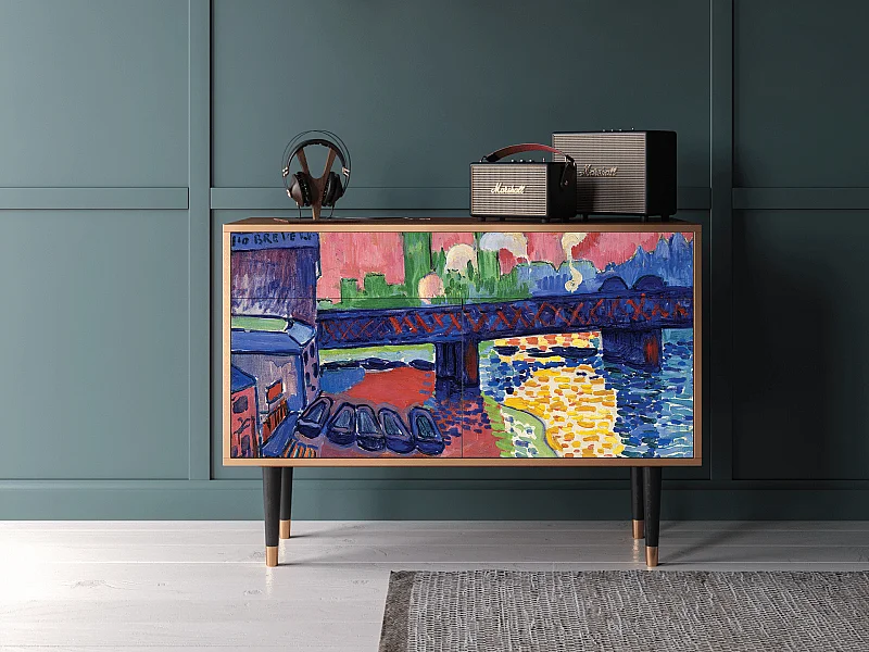 Buffet - 115x85x48 cm - BS4 - Charing Cross Bridge, Noyer