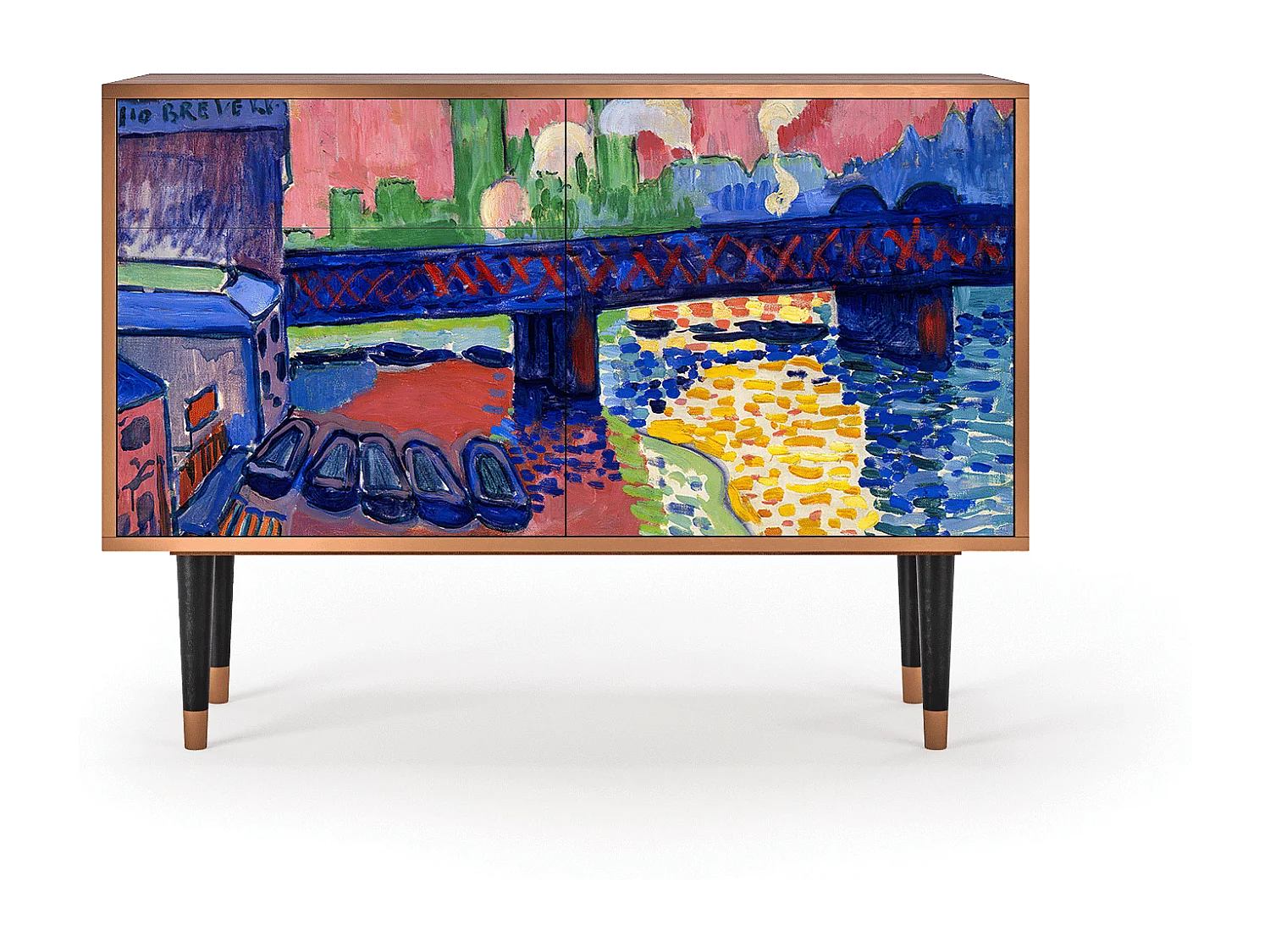 Buffet - 115x85x48 cm - BS4 - Charing Cross Bridge, Noyer