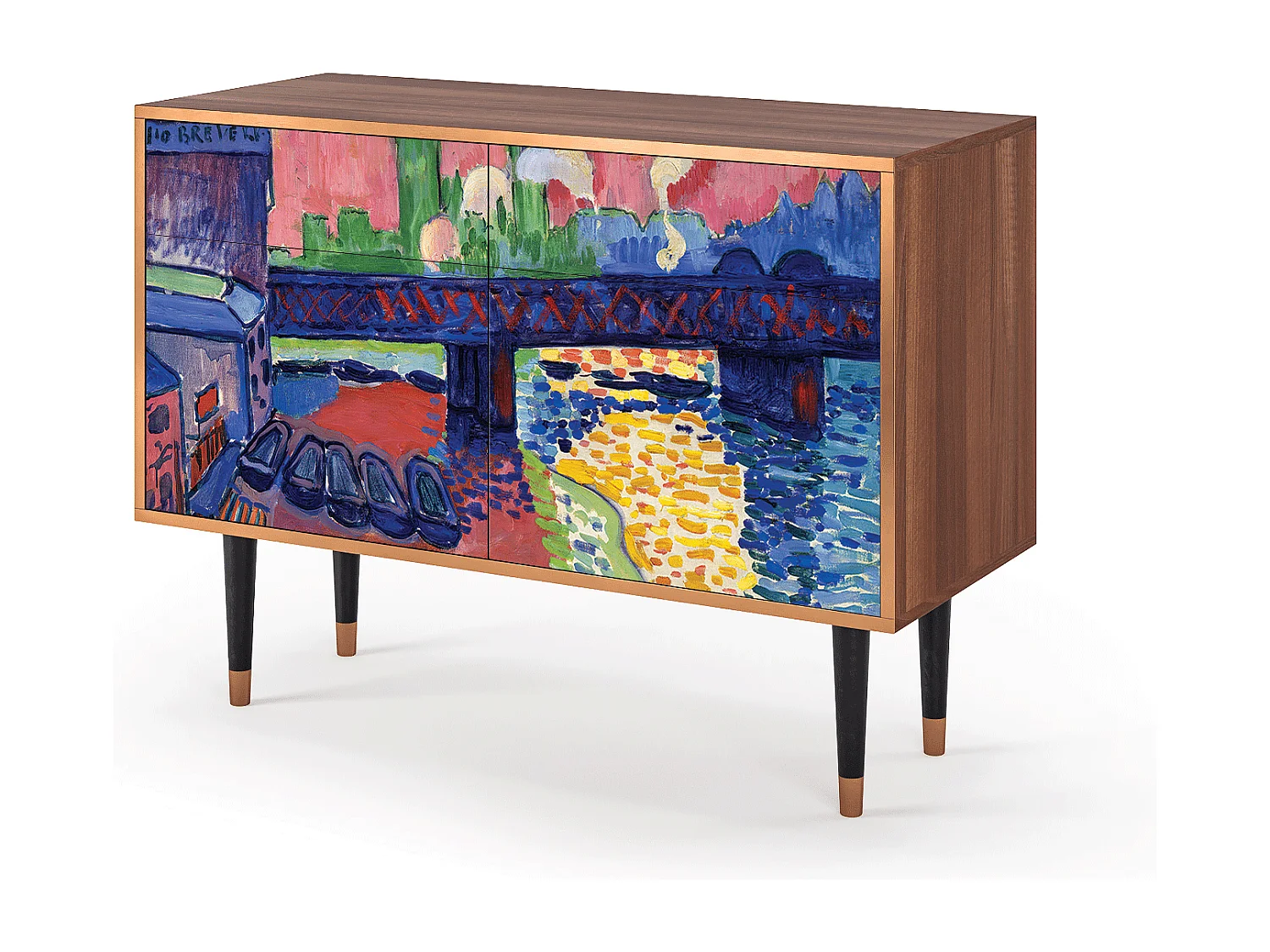 Buffet - 115x85x48 cm - BS4 - Charing Cross Bridge, Noyer