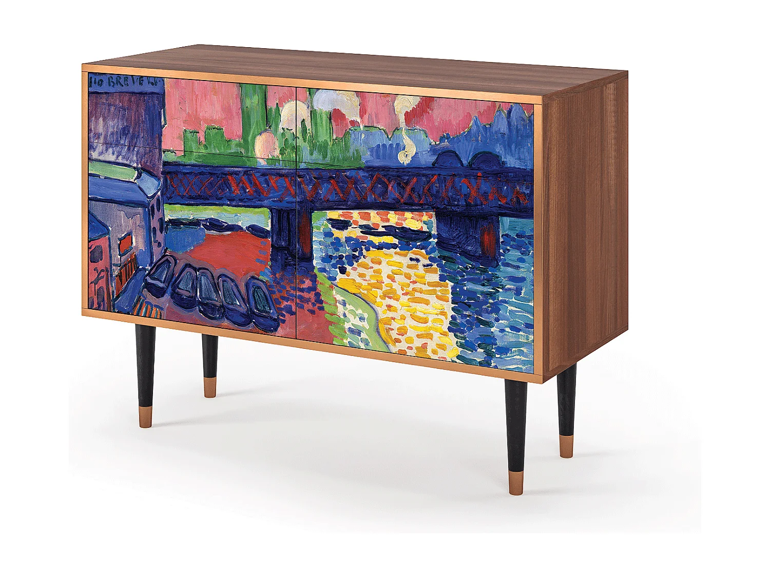 Buffet - 115x85x48 cm - BS4 - Charing Cross Bridge, Noyer