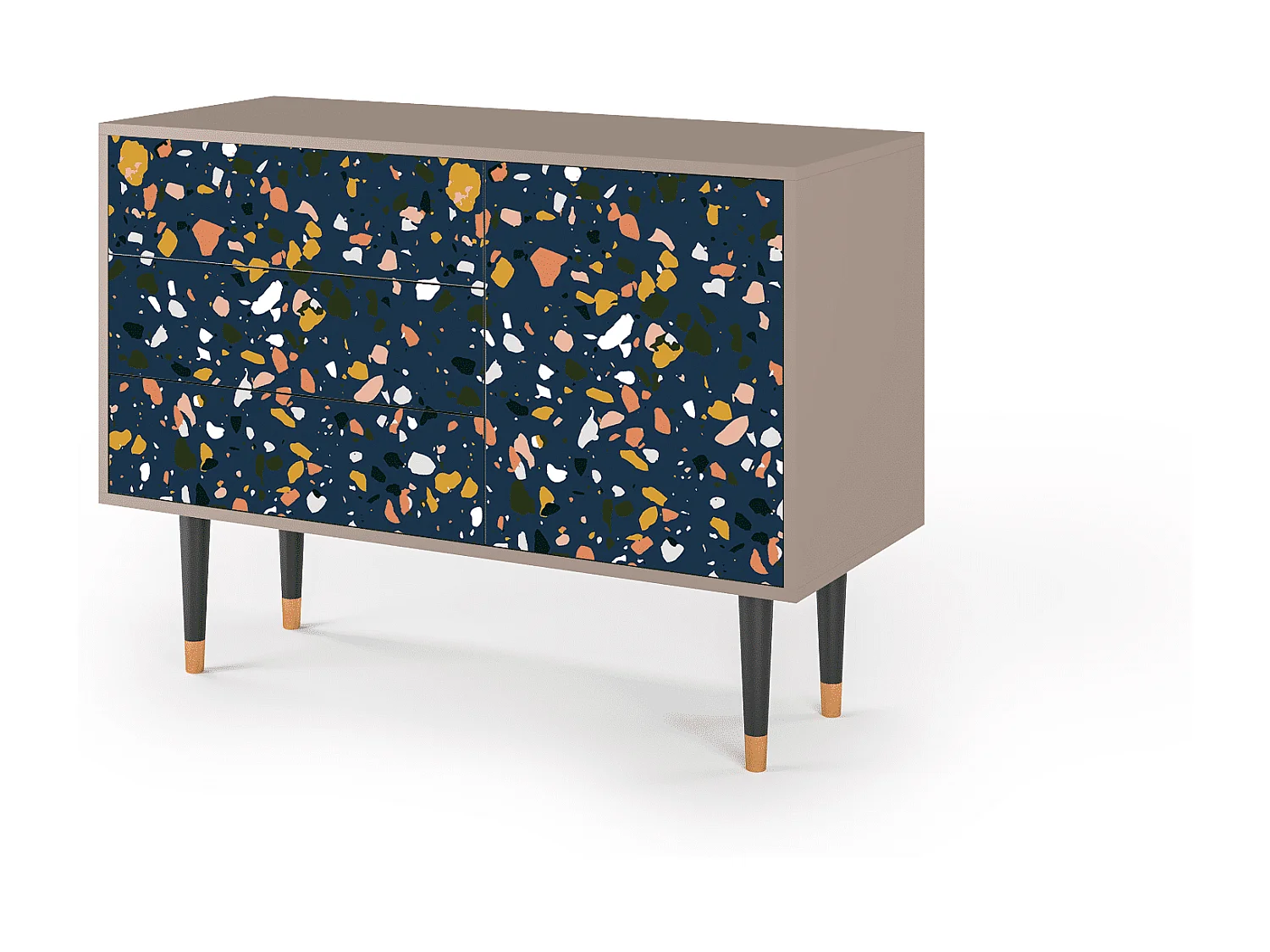 Aparador - 115х84х41 cm - S3 - Night Sky Langhterns, Latte