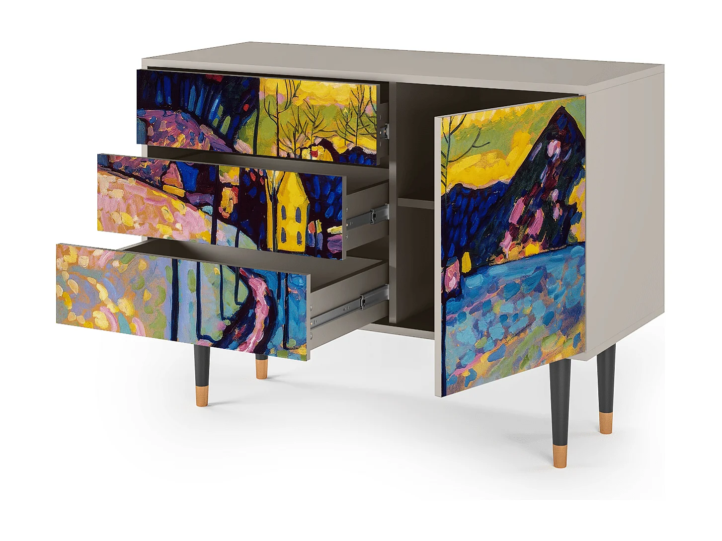 Aparador - 115х84х41 cm - S3 - Winter Landscape, Arena